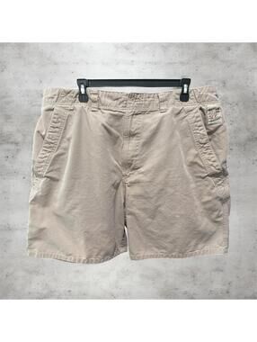VTG Harley Davidson Cargo Shorts Men’s Size 40 Khaki Beige Inseam 7"